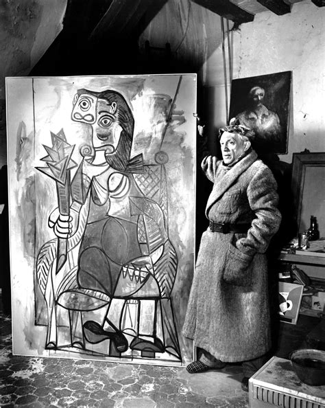 Picasso In Paris Studio, 1944. 