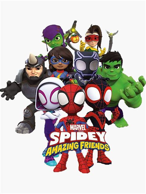 The Poster For Spider Man And His Amazing Friends Which Is Featured In An Animated Movie