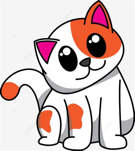 รูปการ์ตูนแมวน่ารัก Png แมว การ์ตูน น่ารักภาพ Png และ เวกเตอร์