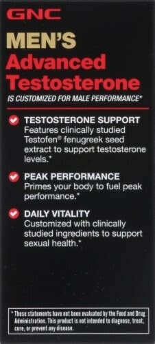 Gnc Mens Advanced Testosterone 60 Ct Kroger