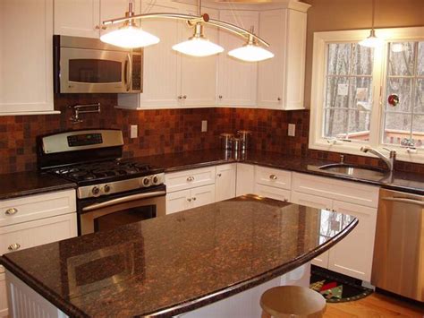 White Kitchen Cabinets With Brown Countertops Kitchen Design Ideas