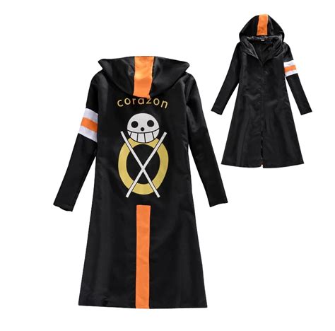 Anime One Piece Trafalgar Law 3rd Generation Cloak Cosplay Costumes