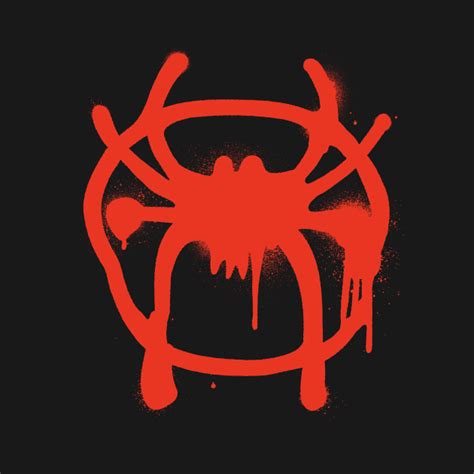 Spray Paint Spider Man Symbol - Spider Man - T-Shirt | TeePublic