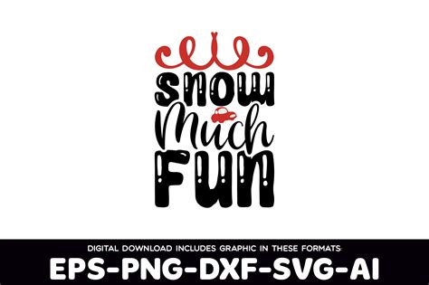 Snow Much Fun Graphic By Shopdrop · Creative Fabrica
