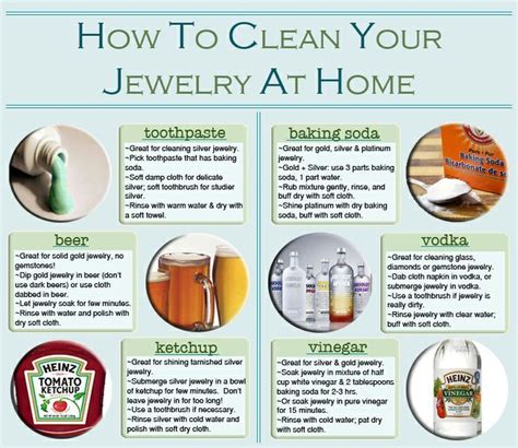 I usually wear gold jewelry, but while putting together. Pin by Stephen Dweck on Jewelry 411 | Cleaning jewelry, Homemade jewelry cleaner, Jewelry hacks