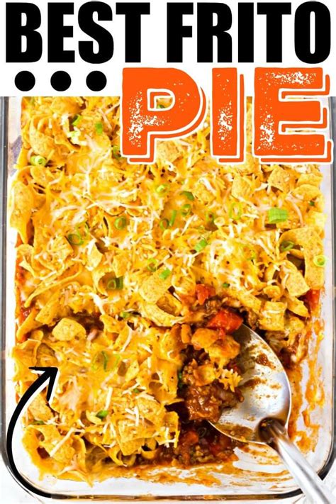 Frito Pie Is A Classic Casserole Dish Made With Ground Beef Taco Or
