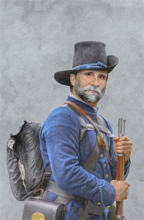 Union Soldier American Civil War Digital Art By Randy Steele