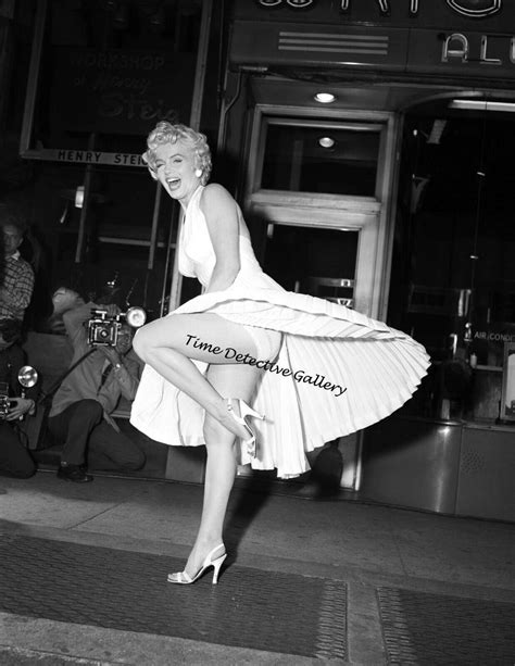 Marilyn Monroe In The Seven Year Itch 4 Skirt Blowing Up Vintage