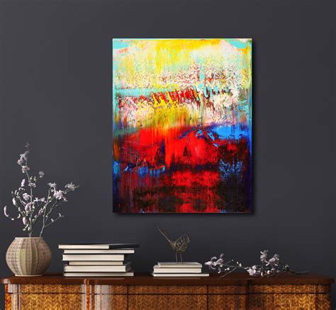 Original Abstract Painting Artwork Oil Canvas Abstract Art Etsy