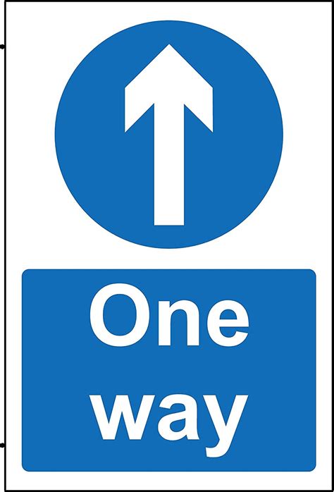 Kpcm Mandatory Signs One Way Made In The Uk