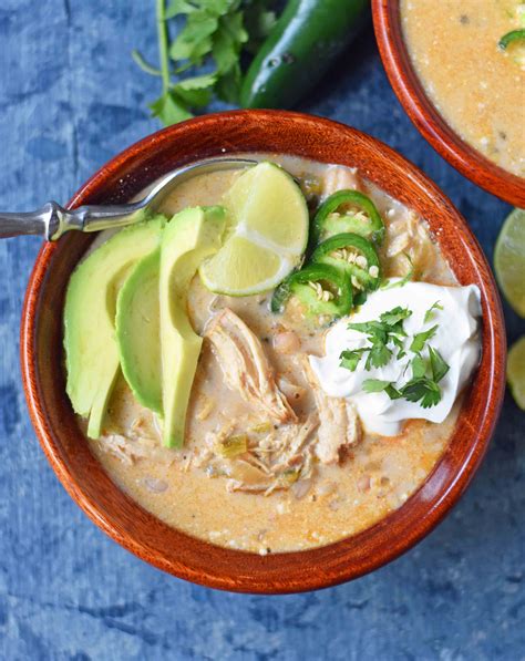Even better — my favorite easy white chicken chili recipe that is made with just five easy ingredients. White Chicken Chili - Modern Honey