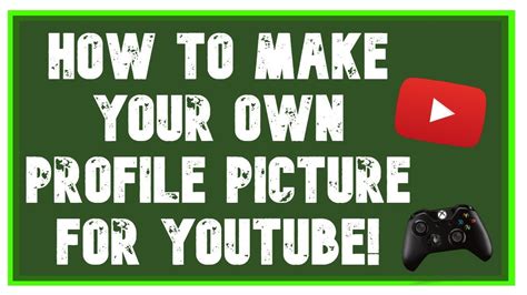 How To Make Your Own Youtube Gaming Profile Picture Youtube