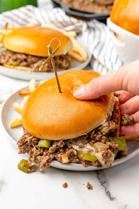 Philly Cheesesteak Sloppy Joes The Diary Of A Real Housewife