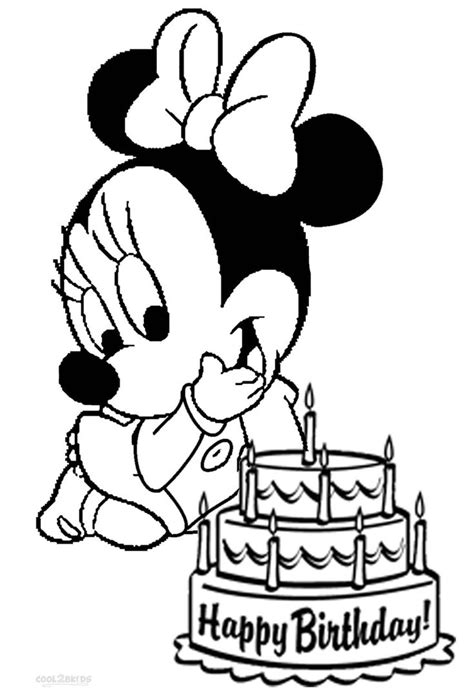 Make your own disney coloring book with thousands of coloring sheets! Baby Minnie Mouse Coloring Pages | party ideas | Pinterest ...