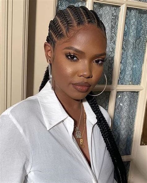 5 Awesome Hairstyles To Make For The Rainy Season Braided Cornrow