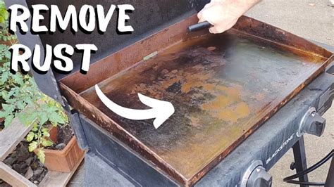 How To Clean A Rusty Blackstone Griddle D2b Grill
