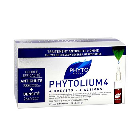 Phytolium 4 Traitement Antichute Homme, Chutes de cheveux sévères