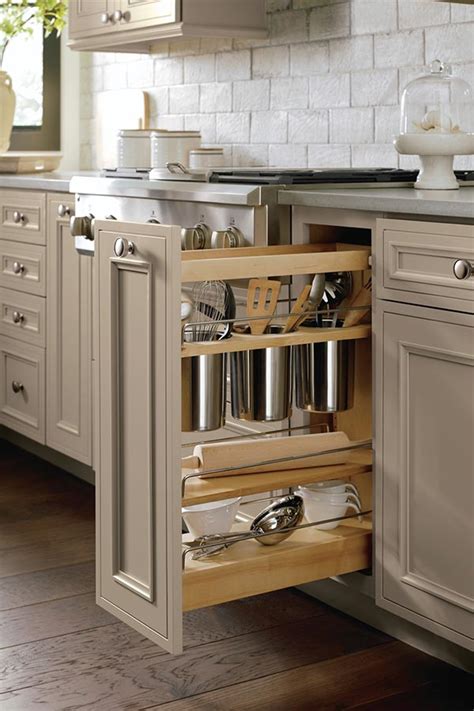 Sliding shelves are simple to install in your existing cabinets. Base Utensil Pantry Pull Out Cabinet - Decora