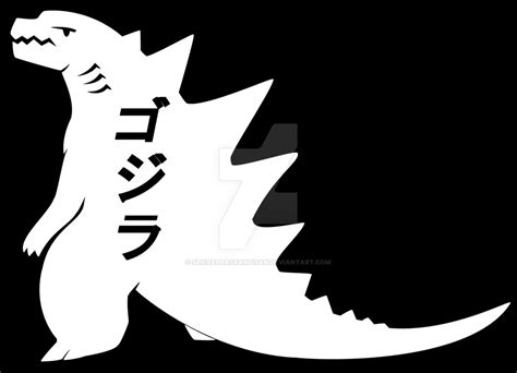 Godzilla Black And White Logo Logodix
