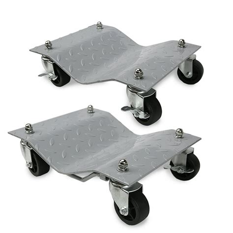Xtremepowerus Set Of 2 Vehicle Skates Dolly Wheel Car Repair Slide