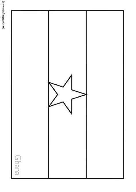 Coloring Page Flag Ghana Free Printable Coloring Pages Img
