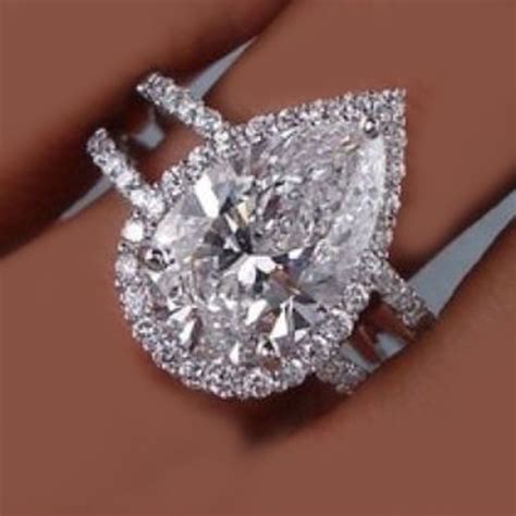 Details About Gia Certified 390 Carat Pear Shape Diamond Engagement