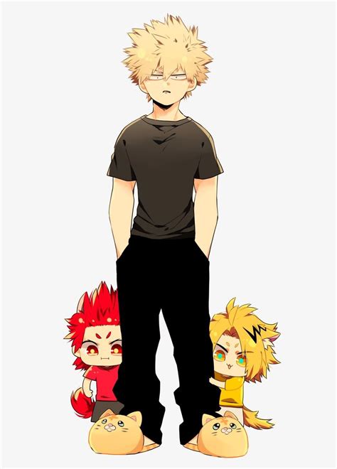 Bakugou Katsuki And Kirishima Eijirou And Kaminari Denki He Is My