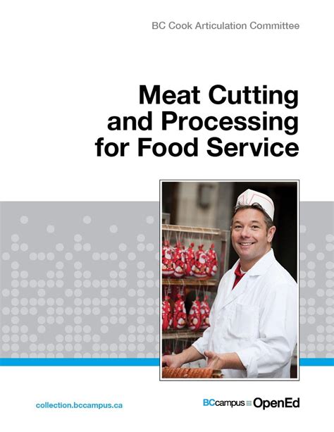 Meat Cutting And Processing For Food Service Open Textbook