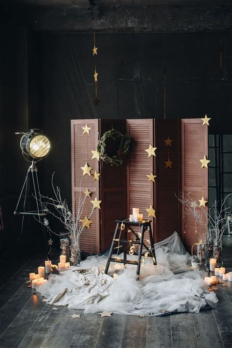 Magical Christmas Festive Photoshoot Set Up Backdrop Decor Diy Photo