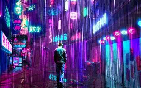Neon Cyberpunk Wallpaper 1080p