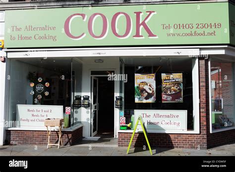 Cook Shop Horsham England Stock Photo Alamy