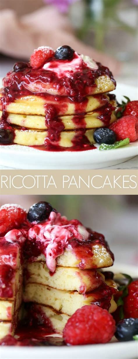 Simple Ricotta Pancakes Recipe With Ricotta Cheese Which