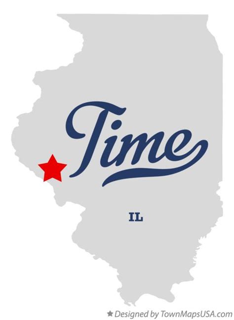 Map Of Time Il Illinois