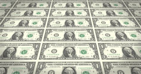 10 Dollar Billsprinting Money Animation Stock Footage Video 100