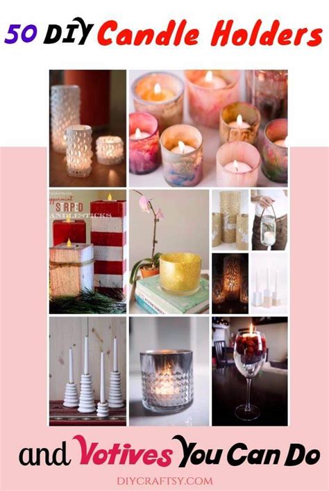 50 Diy Candle Holders And Votives You Can Do Diy And Crafts