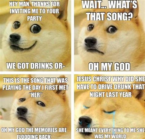 Doges Goes To A Party Ironic Doge Memes Know Your Meme