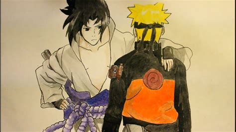How To Draw Naruto And Sasukeeasystep By Stephalf Face