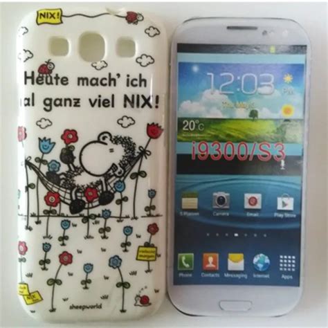 cute cartoon soft back cover case for samsung galaxy s3 i9300 phone case free in half wrapped