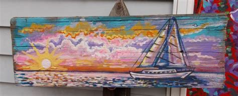 Sunset Sail Boat Sailboat Pink Purple Blue Angel By Dawntarr
