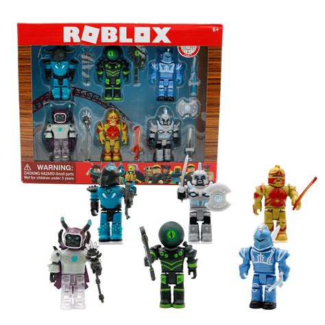 Roblox Champions Of Roblox 6 Pack Robots Kids Toy Action Figures