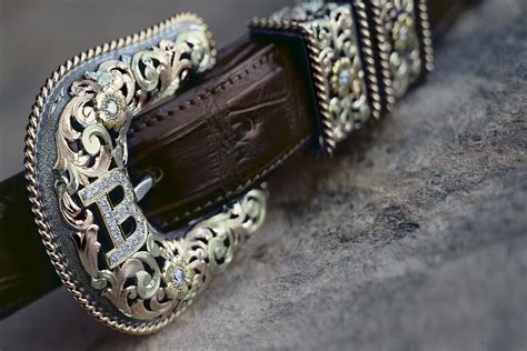 Rhinestone Cowboy Clint Ormss Custom Belt Buckles A Work Of Art