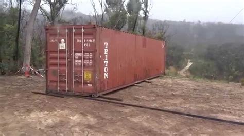 Moving A 40ft Shipping Container With An Suv 2 Youtube