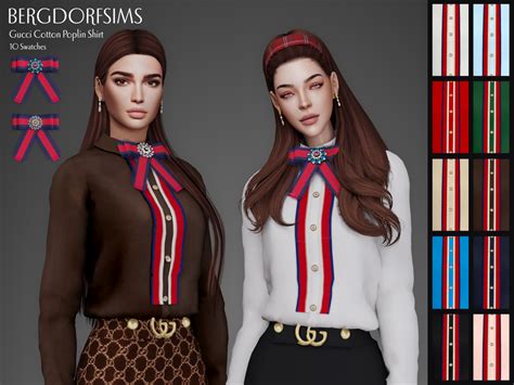 Sims 4 Cc Finds Bergdorfsims Gucci Prep Collection Hey Everyone