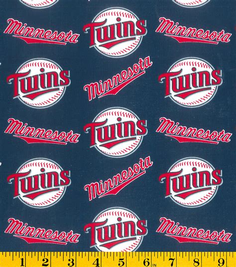 The minnesota twins are an american professional baseball team based in minneapolis the twins were eagerly greeted in minnesota when they arrived in 1961. Minnesota Twins Logo Cotton Fabric 58" | JOANN