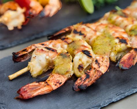 Gusto Worldwide Media Mango Habanero Grilled Shrimp