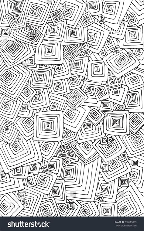 Illustration Squares Repetition Simple Drawing Pattern Stock