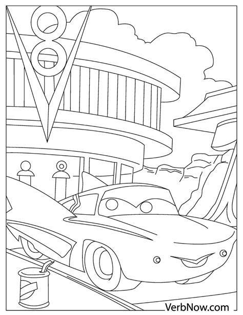 Free CARS Coloring Pages for Download (Printable PDF)