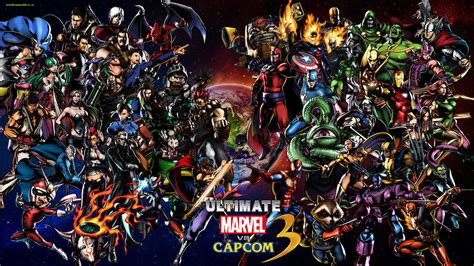 Ultimate Marvel Vs Capcom 3 Cast Wallpaper By Bxb Minamimoto On Deviantart