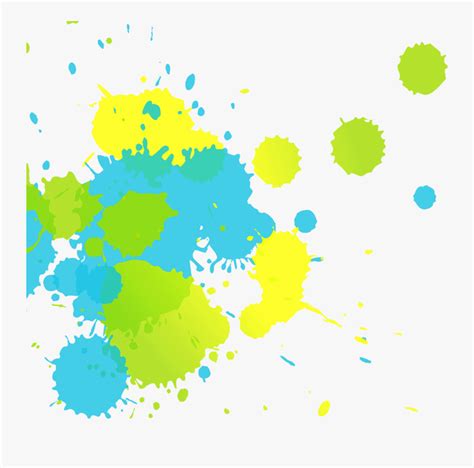 Watercolor Splash Png Img Vector Clipart Psd Blue And Yellow Paint