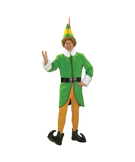 Adult Buddy The Elf Santa Costume Men Costumes